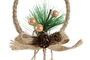 DKD Home Decor Decoración Colgante Metal y PVC Surtido de 2 Modelos
