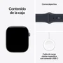 Apple Watch Series 12 GPS 46mm Gris Espacial con Correa Deportiva Azul Marino M/L
