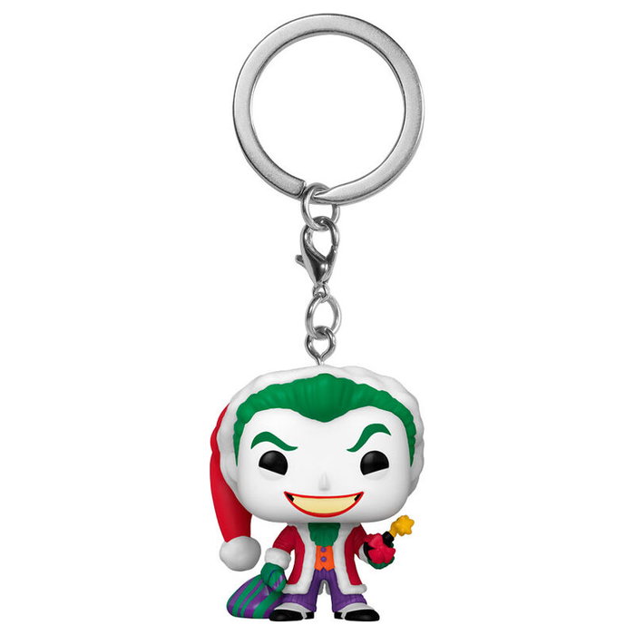FUNKO Llavero Pocket POP DC Comics Holiday The Joker Exclusive FUNKO Llavero Pocket POP DC Comics Holiday The Joker Exclusive