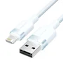 Vention LANSF - Cable USB 2.0 a Lightning (Macho-Macho) 1m, Trenzado, Azul, 480 Mbps
