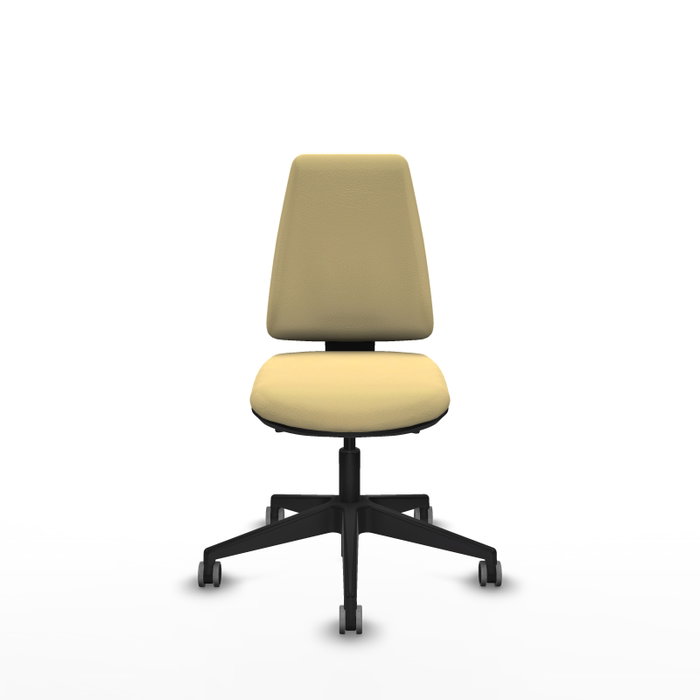 PIQUERAS Y CRESPO Silla de oficina Elche con mecanismo Asincro color Crema