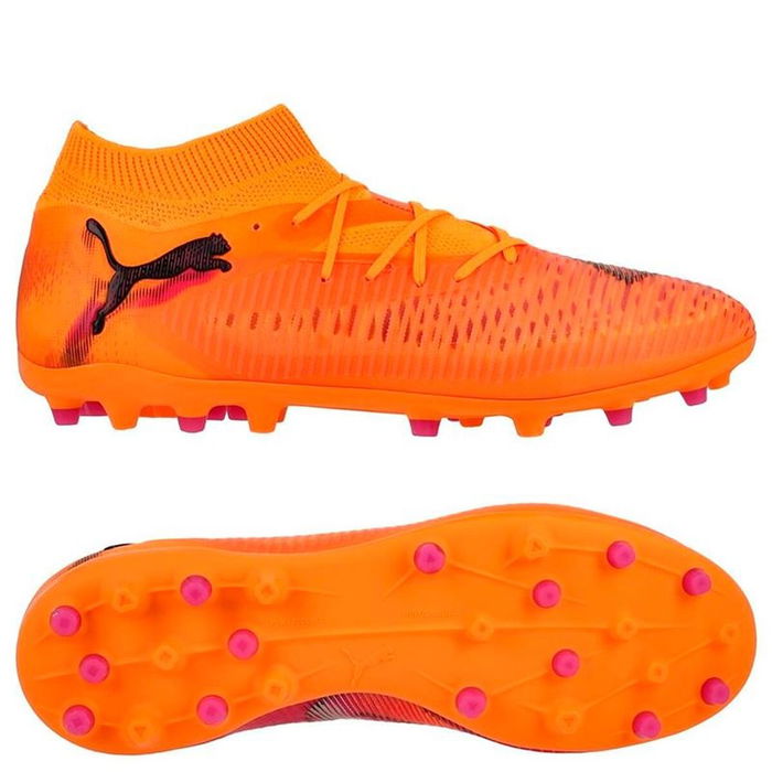 Botas de Fútbol para Adultos Puma Future 8 Pro Mg Heat Fire Naranja M