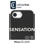 Cellularline Sensation Funda para Apple iPhone 16e / 17e Negro Silicona Antibacteriana Microban