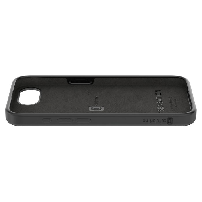 Cellularline Sensation Funda para Apple iPhone 16e / 17e Negro Silicona Antibacteriana Microban Cellularline Sensation Funda para Apple iPhone 16e / 17e Negro Silicona Antibacteriana Microban