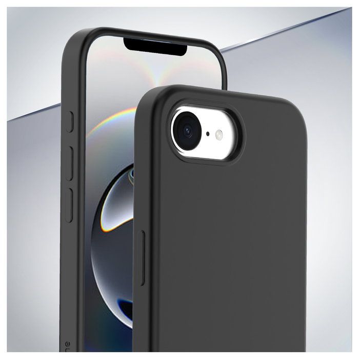 Cellularline Sensation Funda para Apple iPhone 16e / 17e Negro Silicona Antibacteriana Microban Cellularline Sensation Funda para Apple iPhone 16e / 17e Negro Silicona Antibacteriana Microban