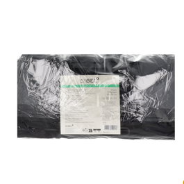 Sinelco P005471 Toallas de Microfibra Negro Sibel Pack 12 Unidades 45x85 cm - Profesional para Peluquería y Barbería