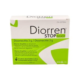 Diorren Stop Go 10 Sobres 3.25 G para Trastornos Digestivos