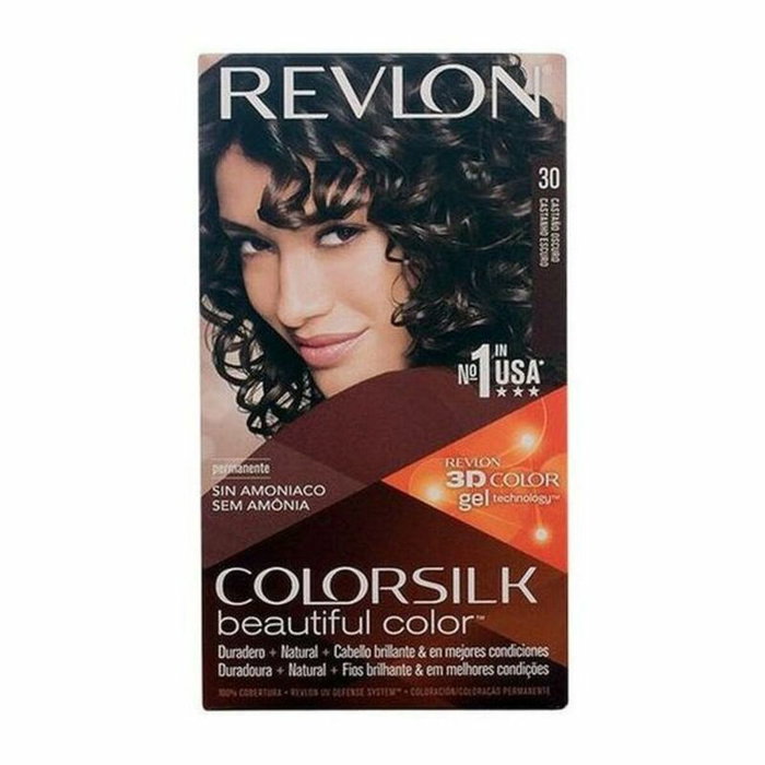 Revlon Colorsilk Tinte Permanente 30 Castaño Oscuro