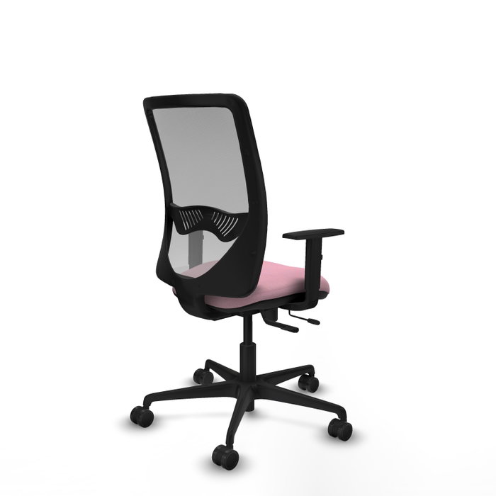 PIQUERAS Y CRESPO Silla de oficina Zulema Rosa y Gris