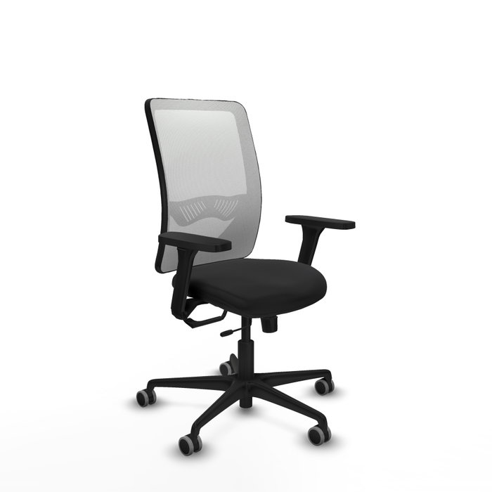 PIQUERAS Y CRESPO Silla de oficina Zulema con mecanismo Sincro/Traslack, Negro y Blanco PIQUERAS Y CRESPO Silla de oficina Zulema con mecanismo Sincro/Traslack, Negro y Blanco