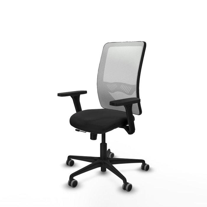 PIQUERAS Y CRESPO Silla de oficina Zulema con mecanismo Sincro/Traslack, Negro y Blanco PIQUERAS Y CRESPO Silla de oficina Zulema con mecanismo Sincro/Traslack, Negro y Blanco