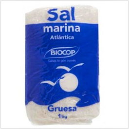 BIOCOP Sal Marina Atlántica Gruesa 1kg Bio