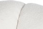 DKD Home Decor Sillón Giratorio Borreguito Blanco