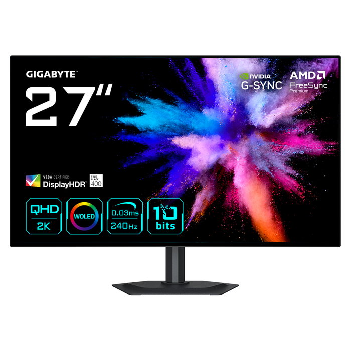 Gigabyte GO27Q24G Monitor Gaming WOLED 27 Pulgadas QHD 240Hz