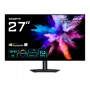GIGABYTE GO27Q24G Monitor Gaming OLED 27” 2K QHD Black. Enlace a monitor gaming WOLED de 240Hz con resolución QHD y respuesta de 0.03ms. Con conectividad HDMI 2.1, DisplayPort 1.4 y USB-C. Con diseño ergonómico ajustable y soporte VESA. Color negro.</div><ul><li>Panel WOLED de 27 pulgadas con resolución QHD (2560 x 1440) y relación de aspecto 16:9.</li><li>Tasa de refresco de 240 Hz y tiempo de respuesta ultrarrápido de 0.03 ms (GTG).</li><li>Calidad de imagen superior con tecnología DisplayHDR 400 True Black y 10 bits de profundidad de color.</li><li>Gama de colores profesional con 99% de cobertura DCI-P3 y 1.07 billones de colores.</li><li>Compatibilidad de sincronización con NVIDIA G-SYNC y AMD FreeSync Premium.</li><li>Conectividad versátil: 2 puertos HDMI 2.1, 1 DisplayPort 1.4 y 1 USB Type-C con entrega de energía de hasta 15W.</li><li>Diseño ergonómico completo: ajustes de altura (hasta 13 cm), inclinación, giro y pivote (0-90°).</li><li>Protección ocular con tecnología Flicker-free y Low Blue Light.</li><li>Montaje VESA de 100 x 100 mm y ranura de seguridad Kensington.</li></ul>