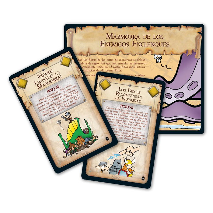 Edge Studio Munchkin 6: Mazmorras Majaretas - Expansión Juego de Cartas con 20 Mazmorras y 16 Portales Español 3-6 Jugadores +10 Años