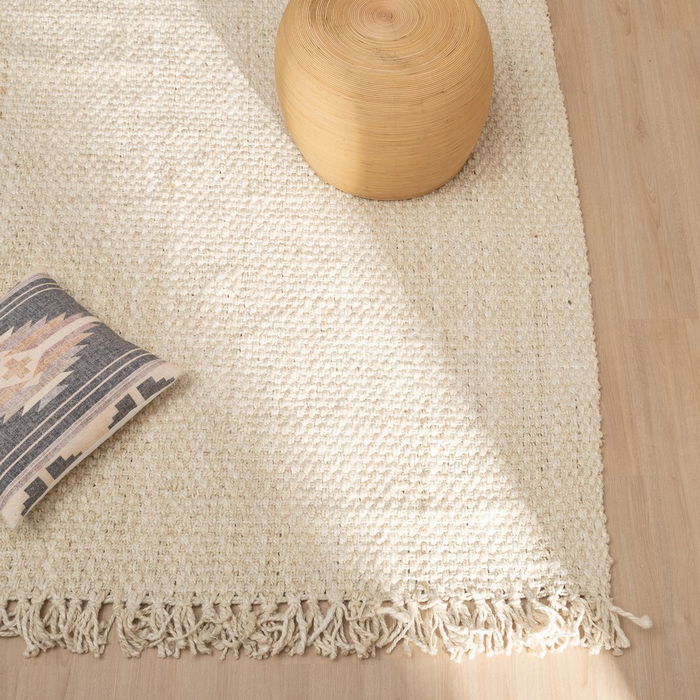 Alfombra Crema Yute Altea Decoración 160 X 230 cm