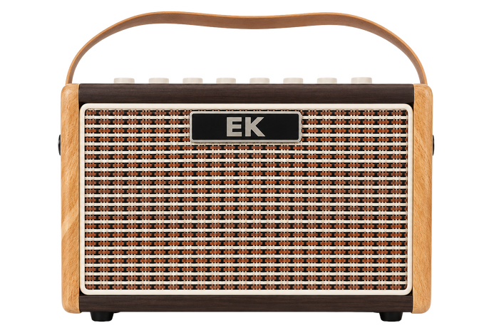 Amplificador Ek de Guitarra Acústica con Batería Recargable Ag15A+