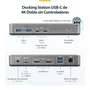 StarTech.com Docking Station USB-C Dual HDMI 4K 60Hz 100W PD Gris