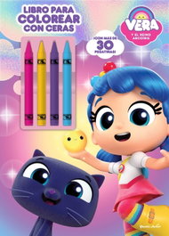PLANETA JUNIOR Vera y el Reino Arcoíris. Libro para colorear con ceras