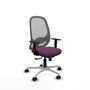 PIQUERAS Y CRESPO Silla de oficina Cilanco con mecanismo Sincro, Morado y Gris