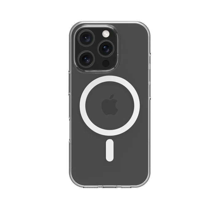 Dbramante1928 Greenland Pro MS Funda para iPhone 16 Pro 16 cm (6.3") Transparente, Resistente a Impactos con Carga Inalámbrica