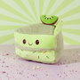 The Concept Factory Peluche Trozo de Tarta Kawaii 20 cm