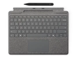 Microsoft Type Cover Signature y Slim Pen 2 Plata para Surface Pro 8/9/10/11