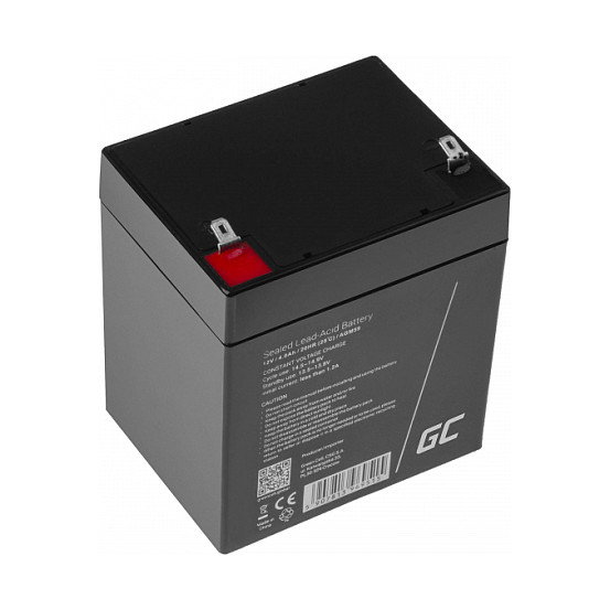 Green Cell Batería AGM VRLA 12V 4Ah para UPS y alarmas Green Cell Batería AGM VRLA 12V 4Ah para UPS y alarmas