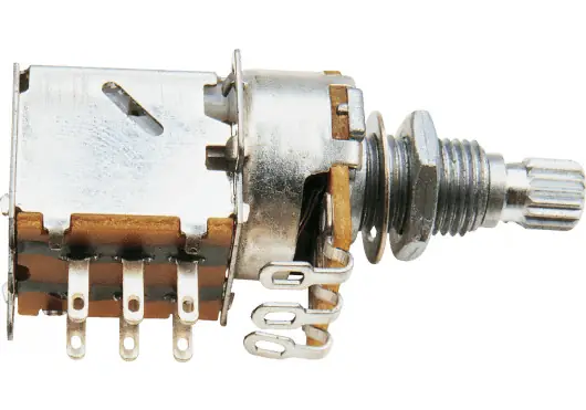 YELLOWPTS Potenciómetro De Volumen Push - Pull 500K Ohm Yellowpts YELLOWPTS Potenciómetro De Volumen Push - Pull 500K Ohm Yellowpts