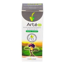 NOVADIET Aceite Esencial Árbol del Té 15ml Antiséptico, Bactericida, Fungicida, Cicatrizante, Antiinflamatorio, Desodorante. 100% Puro Ecológico.