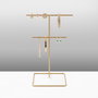 Aberto Design Organizador de Joyero TK-004 Dorado Metálico Elegante para Tocador