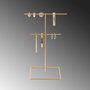 Aberto Design Organizador de Joyero TK-004 Dorado Metálico Elegante para Tocador