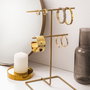 Aberto Design Organizador de Joyero TK-004 Dorado Metálico Elegante para Tocador