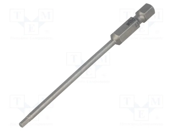 WIHA Punta de destornillador hexagonal HEX 2,5 mm, 90 mm WIHA Punta de destornillador hexagonal HEX 2,5 mm, 90 mm
