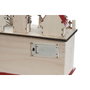 DKD Home Decor Calendario de Adviento LED de Madera 45x11x23 cm, Surtido de 2 unidades