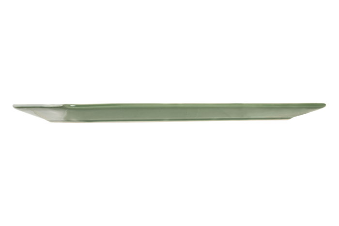 DKD Home Decor Bandeja de Gres Olivo Relieve Verde Oscuro 32x14x1,5 cm DKD Home Decor Bandeja de Gres Olivo Relieve Verde Oscuro 32x14x1,5 cm