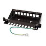 VALUE 26.99.0331 Soporte para Keystone de 8 Puertos Negro