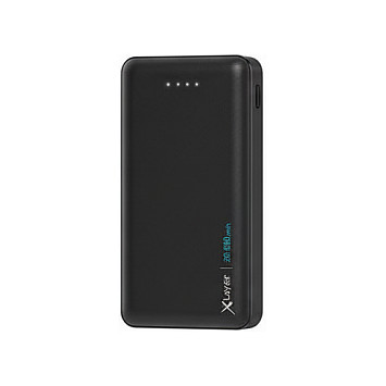 XLayer 217283 Powerbank 20000mAh Polímero de Litio Carga Rápida USB-C y Micro-USB 2 Puertos Negro