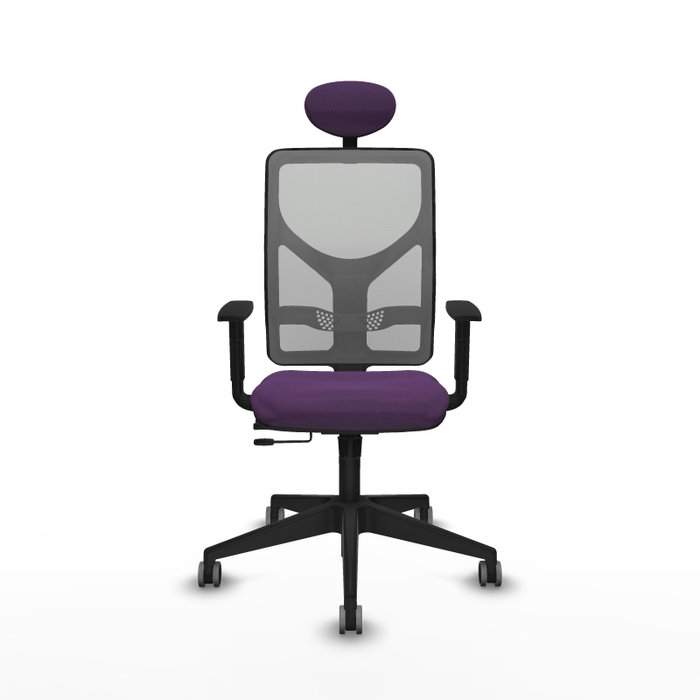 PIQUERAS Y CRESPO Silla de oficina Motilla con mecanismo Sincro/Traslack Morado y Gris PIQUERAS Y CRESPO Silla de oficina Motilla con mecanismo Sincro/Traslack Morado y Gris