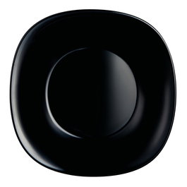 Plato Hondo Vidrio Carine Negro Luminarc 21 cm