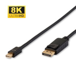 MicroConnect Cable Mini DisplayPort 1.4 a DisplayPort, 0,5m