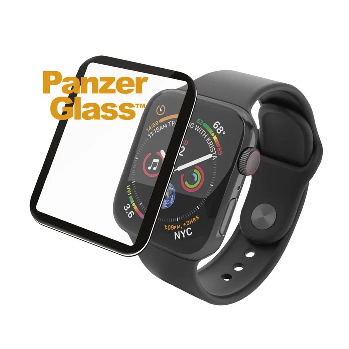 Panzerglass 2014 Protector de Pantalla para Apple Watch Series 4, Negro