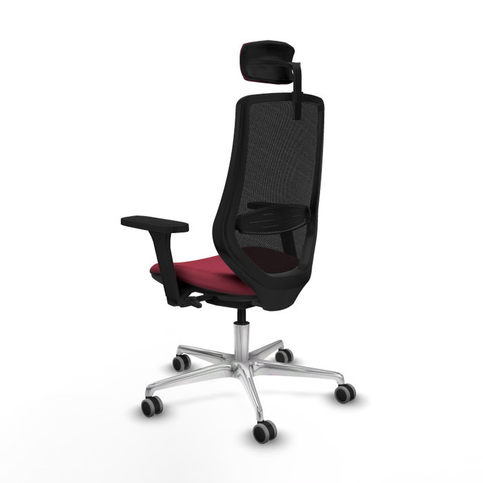 PIQUERAS Y CRESPO Silla de oficina Mardos Granate/Negro con Mecanismo Sincro/Traslack PIQUERAS Y CRESPO Silla de oficina Mardos Granate/Negro con Mecanismo Sincro/Traslack