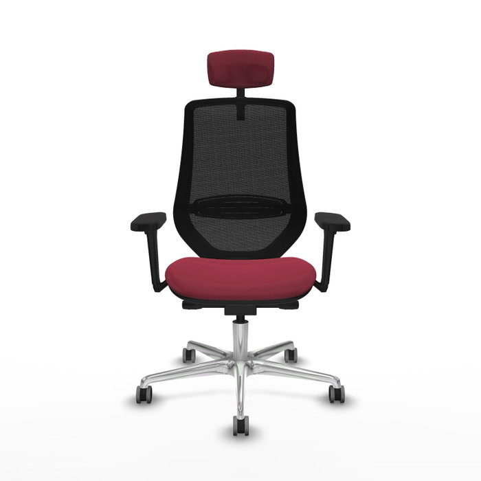 PIQUERAS Y CRESPO Silla de oficina Mardos Granate/Negro con Mecanismo Sincro/Traslack PIQUERAS Y CRESPO Silla de oficina Mardos Granate/Negro con Mecanismo Sincro/Traslack