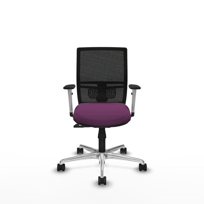 PIQUERAS Y CRESPO Silla de oficina Yunquera con mecanismo Sincro, Morado y Negro PIQUERAS Y CRESPO Silla de oficina Yunquera con mecanismo Sincro, Morado y Negro
