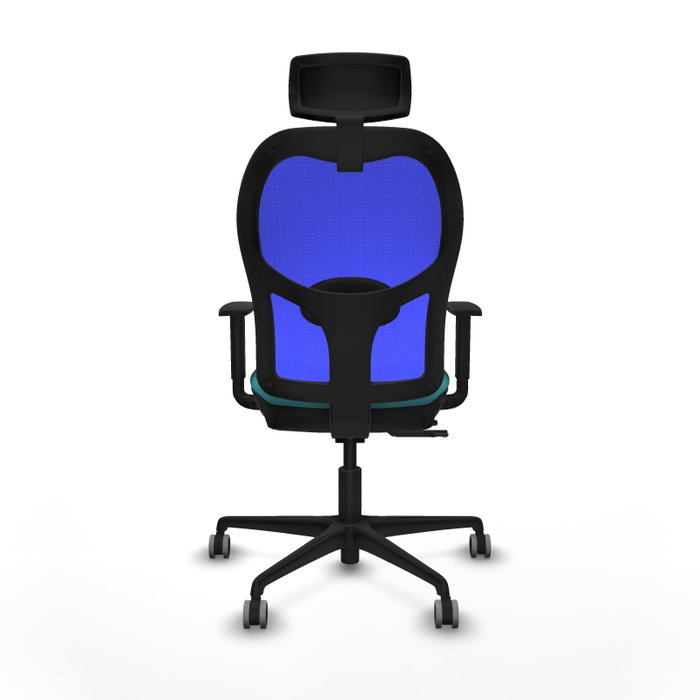 PIQUERAS Y CRESPO Silla de oficina Jorquera con mecanismo Sincro/Traslack, Turquesa y Azul PIQUERAS Y CRESPO Silla de oficina Jorquera con mecanismo Sincro/Traslack, Turquesa y Azul