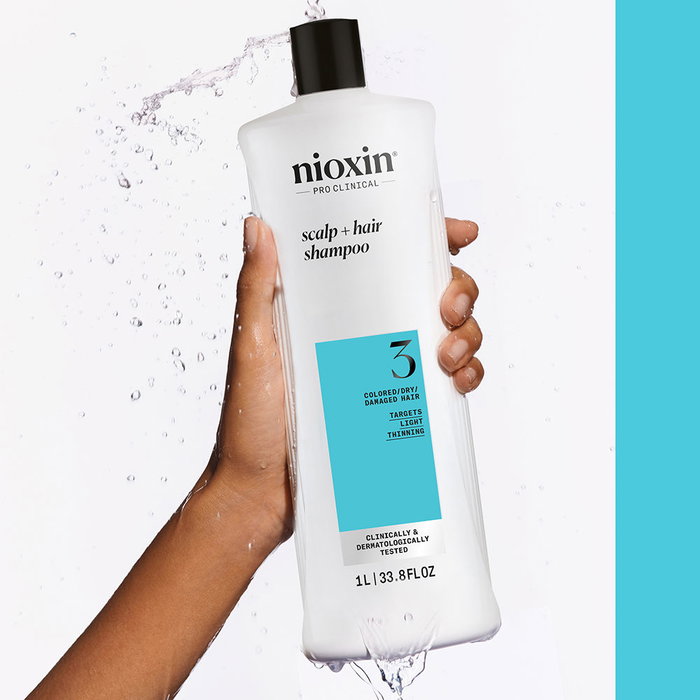 Nioxin Champú Sistema 3 para Cabello Teñido y Dañado con Debilitamiento Leve 1000 ml Nioxin Champú Sistema 3 para Cabello Teñido y Dañado con Debilitamiento Leve 1000 ml