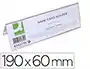 Q-connect Identificador sobremesa metacrilato 190x60 mm ref.5727