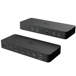 i-tec C31INTGTRI4KDOCPDCH Docking Station USB-C Triple Pantalla 4K, 1xHDMI 2xDP, Gigabit LAN, 100W PD, 4xUSB-A, 2xUSB-C, Audio Negro